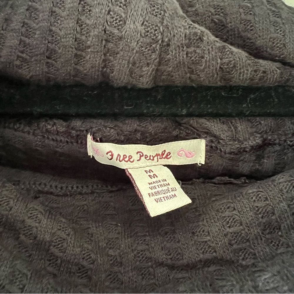 NWT Free People Juicy Long Sleeve Top in Black - Picture 11 of 11